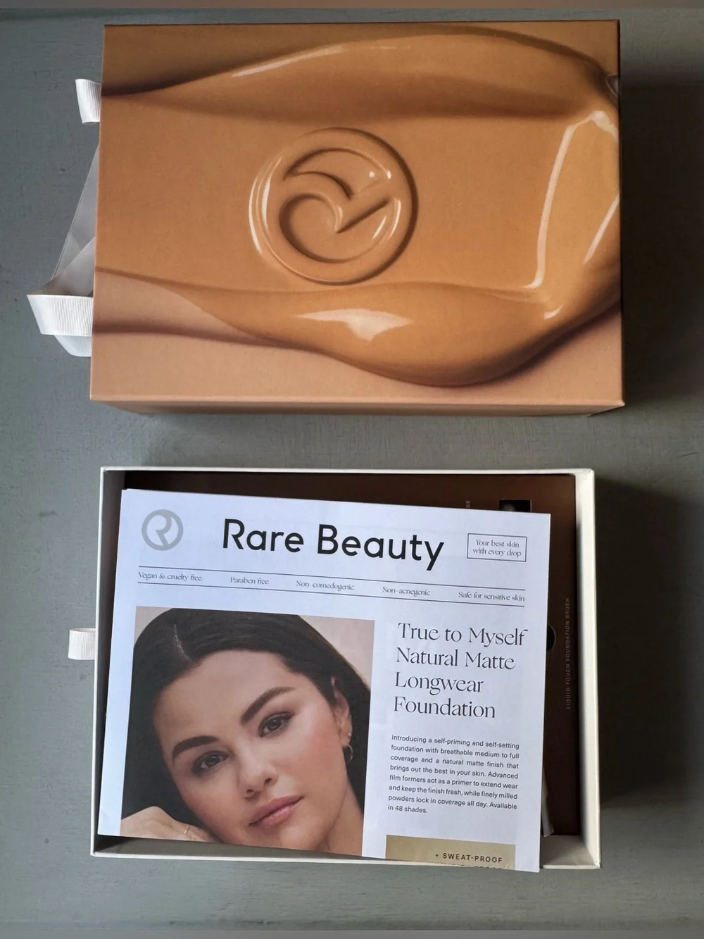 NWT Rare Beauty True to Myself Matte Longwear Foundation Box Bundle